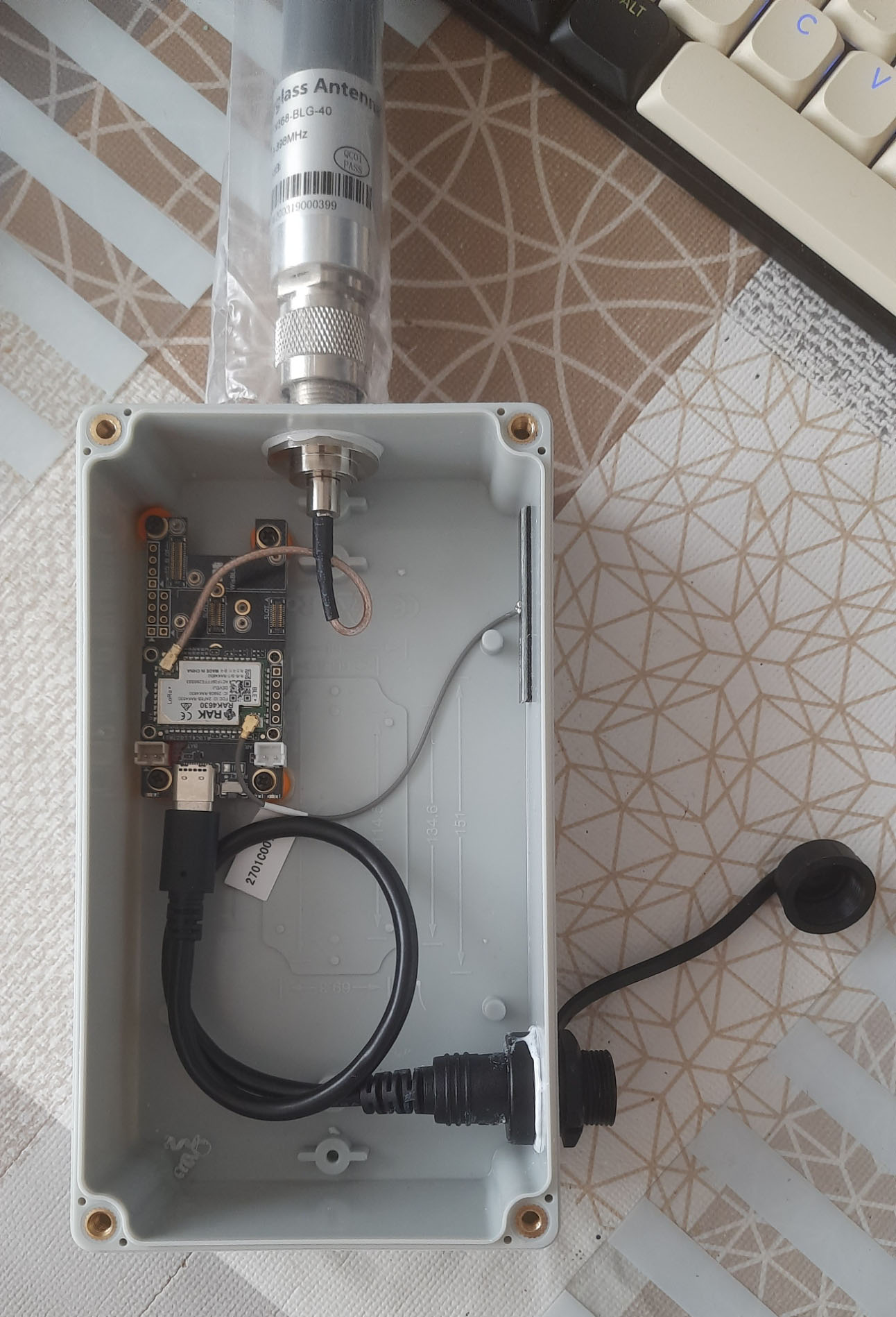 Geschützte USB-C-Buchse