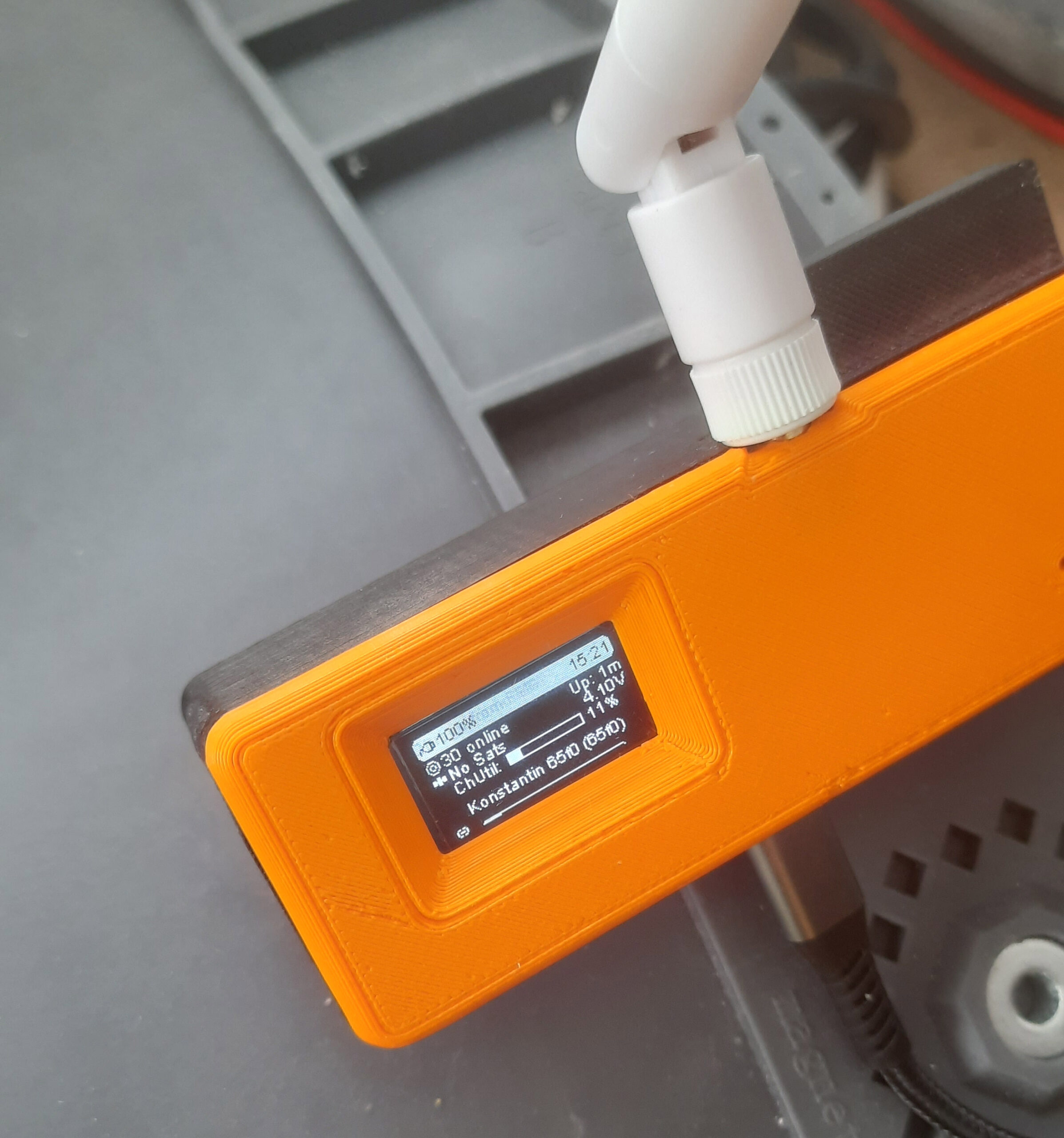 T-Beam mit neuer USB-C-Buchse im zusammengebauten Zustand